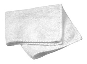 White Cotton Face Towel, Size: 10x10 Inch at Rs 25/piece in